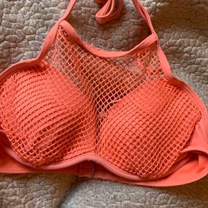 Neon orange swim suit top!!🧡